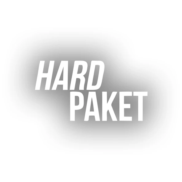 Hard Paket Araba Sticker 17x17 Cm Beyaz ürün görseli 1