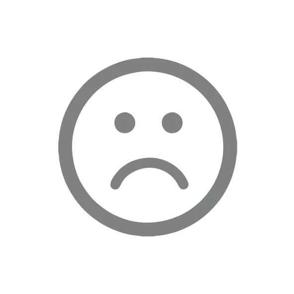 Üzgün Emoji Araba Sticker 17x17 Cm Gri ürün görseli 1