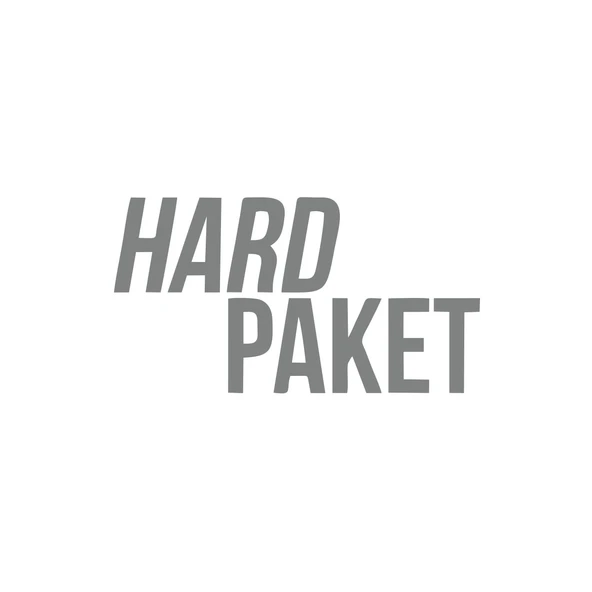 Hard Paket Araba Sticker 17x17 Cm Gri ürün görseli 1