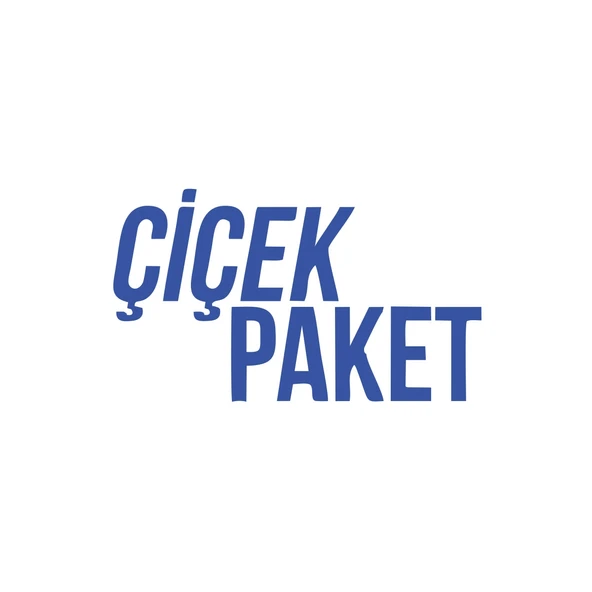 Çiçek Paket Araba Sticker 17x17 Cm Mavi ürün görseli 1