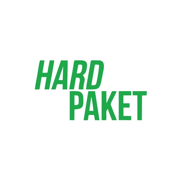 Hard Paket Araba Sticker 17x17 Cm Yeşil ürün görseli 1