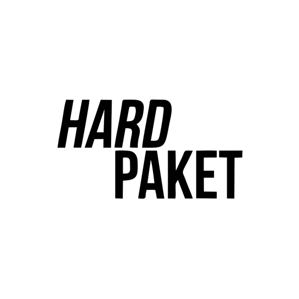 Hard Paket Araba Sticker 17x17 Cm Siyah ürün görseli 1
