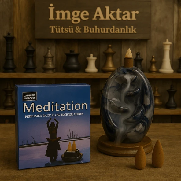 Darshan Meditasyon (Meditation) Geri Akış Tütsü (10 Adet) ürün görseli 1