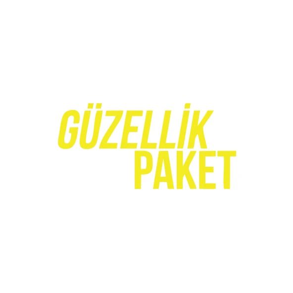 Güzellik Paket Araba Sticker 17x17 Cm Sarı ürün görseli 1