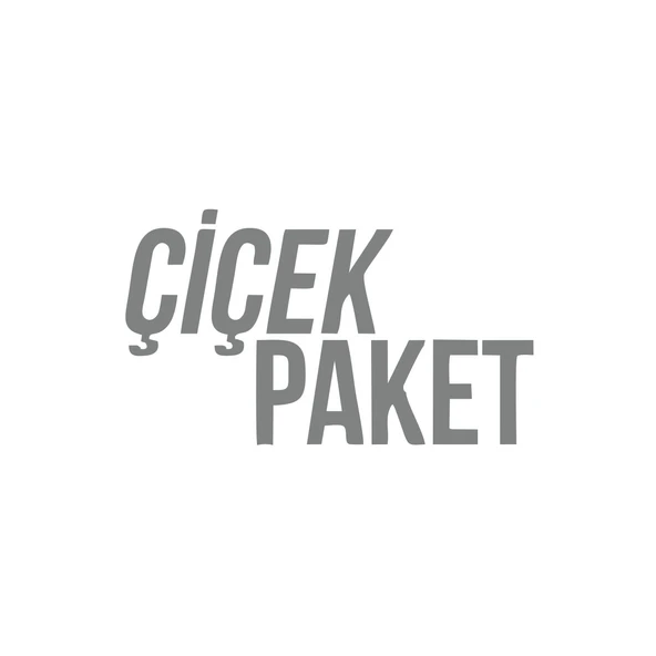 Çiçek Paket Araba Sticker 17x17 Cm Gri ürün görseli 1