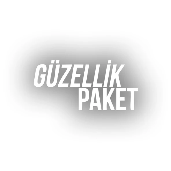 Güzellik Paket Araba Sticker 17x17 Cm Beyaz ürün görseli 1