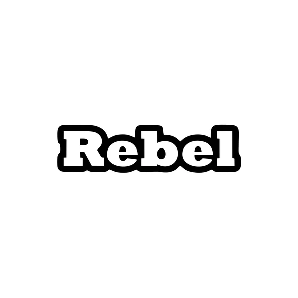 Rebel Araba Sticker 17x17 Cm Siyah ürün görseli 1