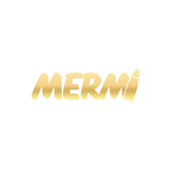 Mermi Araba sticker 17x17 Cm Gold ürün görseli 1