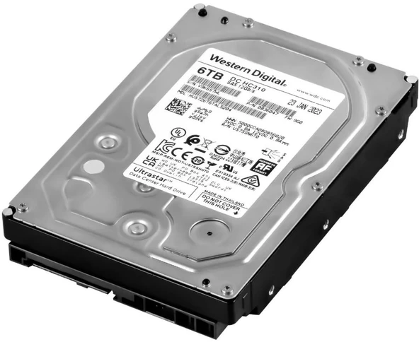 Western Digital 3.5" DC HC310 6TB 7.2K SAS HDD HUS726T6TAL5204 ürün görseli 1