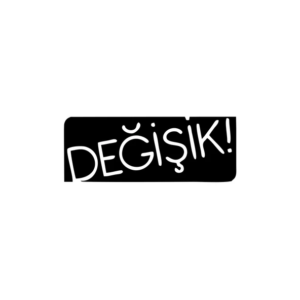 Değişik! Araba Sticker 17x17 Cm Siyah ürün görseli 1