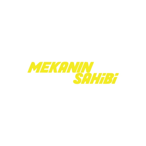 Mekanın Sahibi Araba Sticker 17x17 Cm Sarı ürün görseli 1