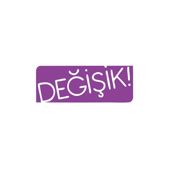 Değişik! Araba Sticker 17x17 Cm Mor ürün görseli 1