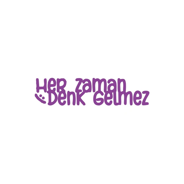Her Zaman Denk Gelmez Araba Sticker 17x17 Cm Mor ürün görseli 1