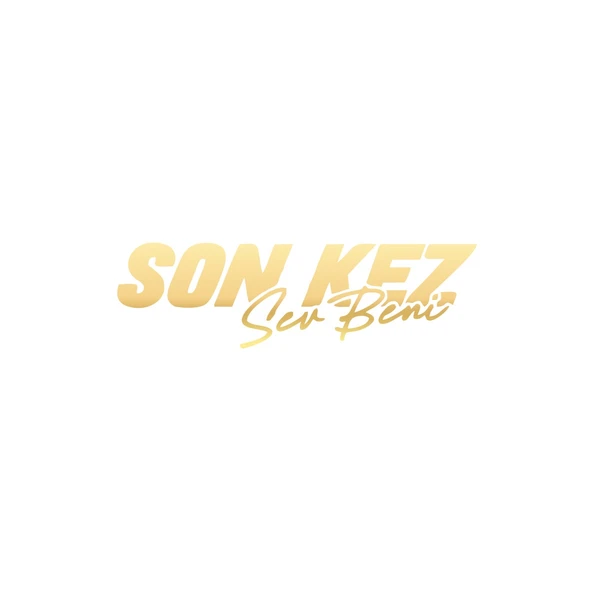 Son Kez Sev Beni Araba Sticker 17x17 Cm Gold ürün görseli 1