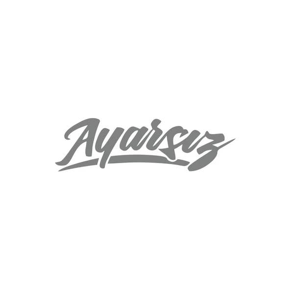 Ayarsız Araba Sticker 17x17 Cm Gri ürün görseli 1