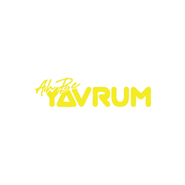 Ah Be Yavrum Araba Sticker 17x17 Cm Sarı ürün görseli 1