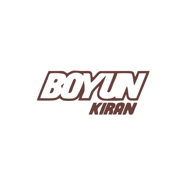 Boyun Kıran Araba Sticker 17x17 Cm Kahverengi ürün görseli 1