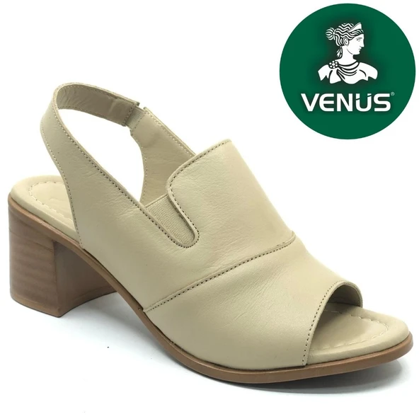 Venüs Ülk Hakiki Deri Comfort Ortopedik Kadın Sandalet ürün görseli 1
