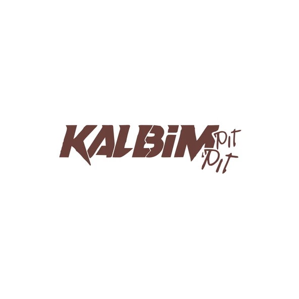 Kalbim Pıt Pıt Araba Sticker 17x17 Cm Kahverengi ürün görseli 1