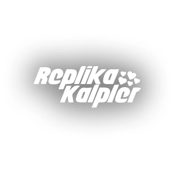 Replika Kalpler Araba Sticker 17x17 Cm Beyaz ürün görseli 1