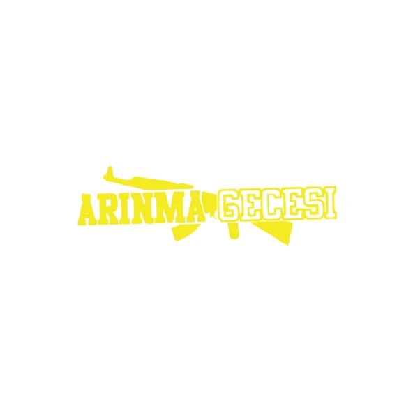 Arınma Gecesi Araba Sticker 17x17 Cm Sarı ürün görseli 1