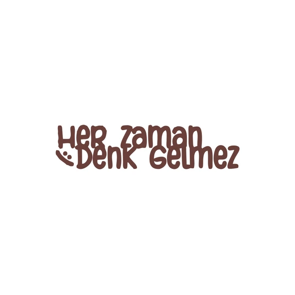 Her Zaman Denk Gelmez Araba Sticker 17x17 Cm Kahverengi ürün görseli 1