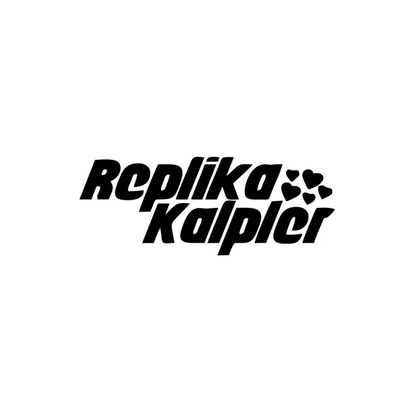Replika Kalpler Araba Sticker 17x17 Cm Siyah ürün görseli 1