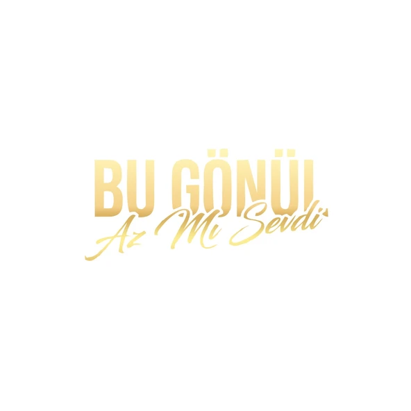 Bu Gönül Az Mı Sevdi Araba Sticker 17x17 Cm Gold ürün görseli 1