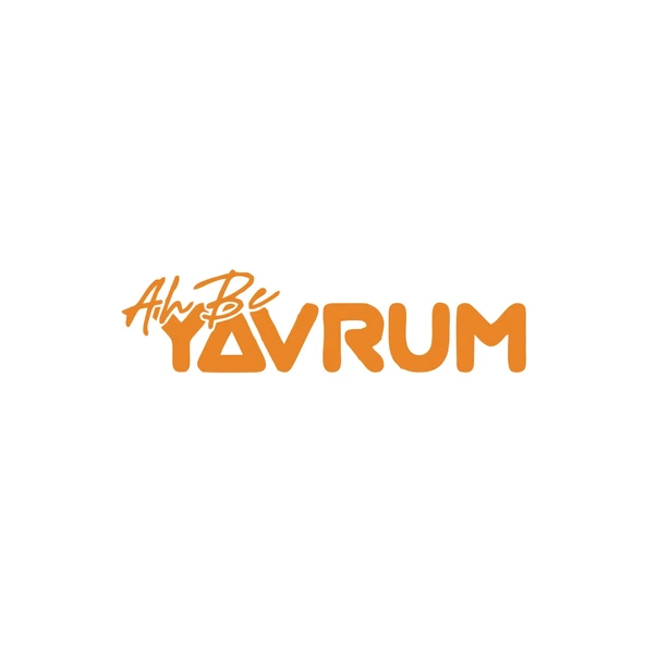 Ah Be Yavrum Araba Sticker 17x17 Cm Turuncu ürün görseli 1