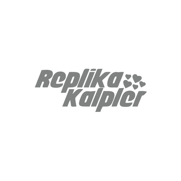 Replika Kalpler Araba Sticker 17x17 Cm Gri ürün görseli 1