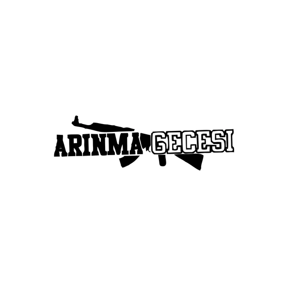 Arınma Gecesi Araba Sticker 17x17 Cm Siyah ürün görseli 1