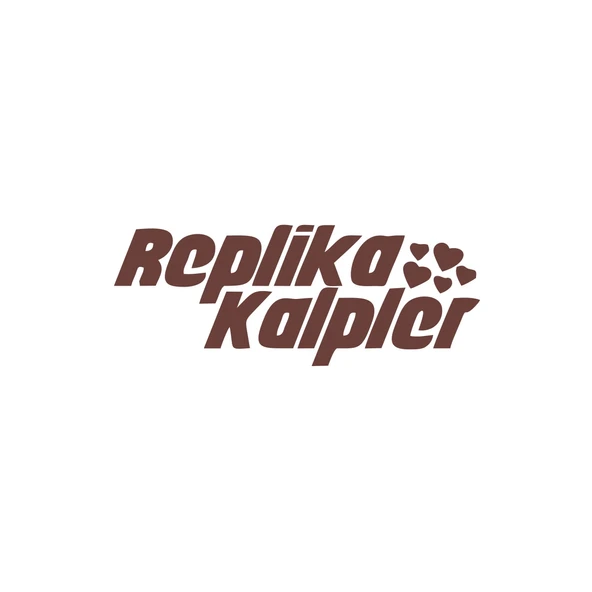 Replika Kalpler Araba Sticker 17x17 Cm Kahverengi ürün görseli 1