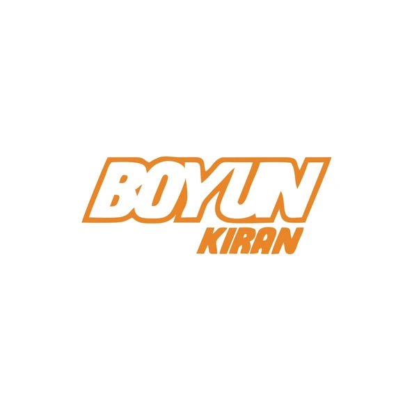 Boyun Kıran Araba Sticker 17x17 Cm Turuncu ürün görseli 1