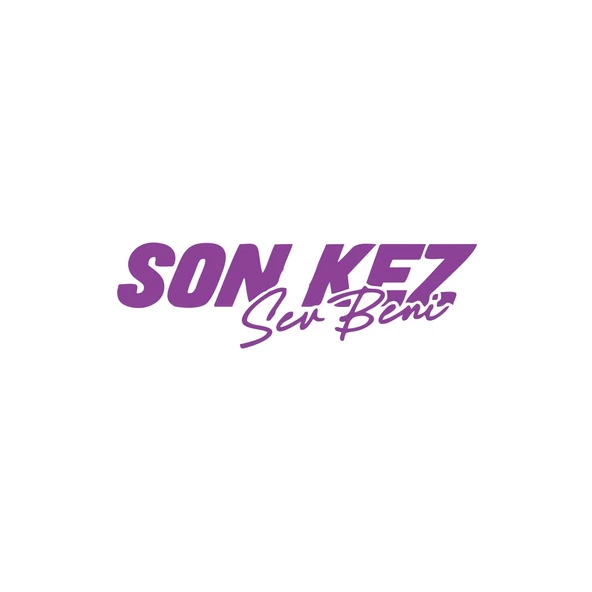 Son Kez Sev Beni Araba Sticker 17x17 Cm Mor ürün görseli 1