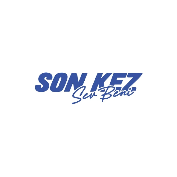 Son Kez Sev Beni Araba Sticker 17x17 Cm Mavi ürün görseli 1