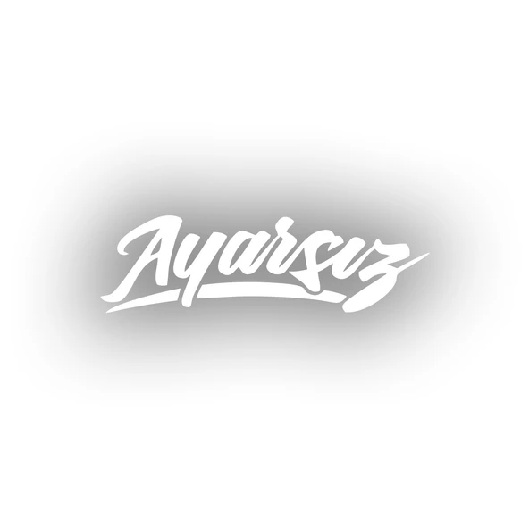 Ayarsız Araba Sticker 17x17 Cm Beyaz ürün görseli 1