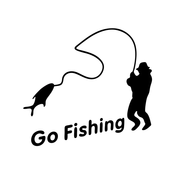 Go Fishing Araba Sticker 17x17 Cm Siyah ürün görseli 1