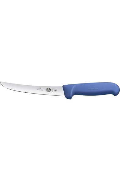 Victorinox 5.6502.15 15cm Mavi Kavisli Geniş Ağız Sıyırma Bıçağı (7611160509642) ürün görseli 1