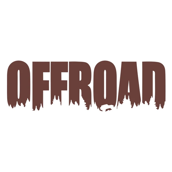 Offroad Araba Sticker 17x17 Cm Kahverengi ürün görseli 1