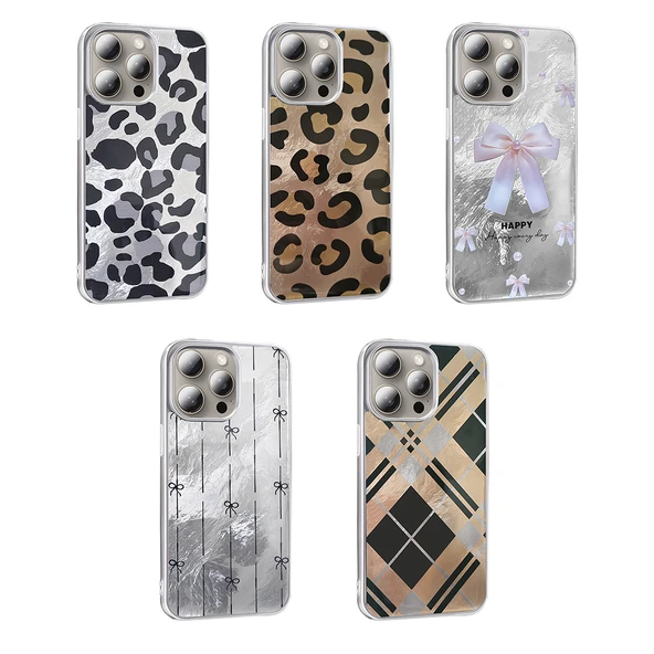 iPhone 15 Pro Max Kılıf Desenli Mep Kapak - Resim 12