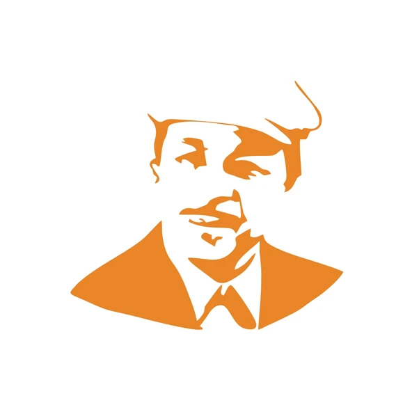 Neşet Ertaş Araba Sticker 17x17 Cm Turuncu ürün görseli 1