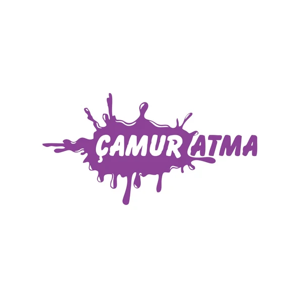 Çamur Atma Araba Sticker 17x17 Cm Mor ürün görseli 1
