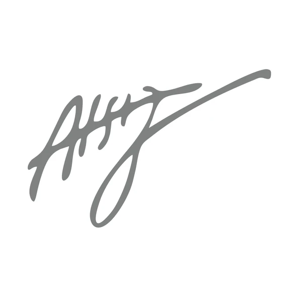 Nihal Atsız İmza Araba Sticker 17x17 Cm Gri ürün görseli 1