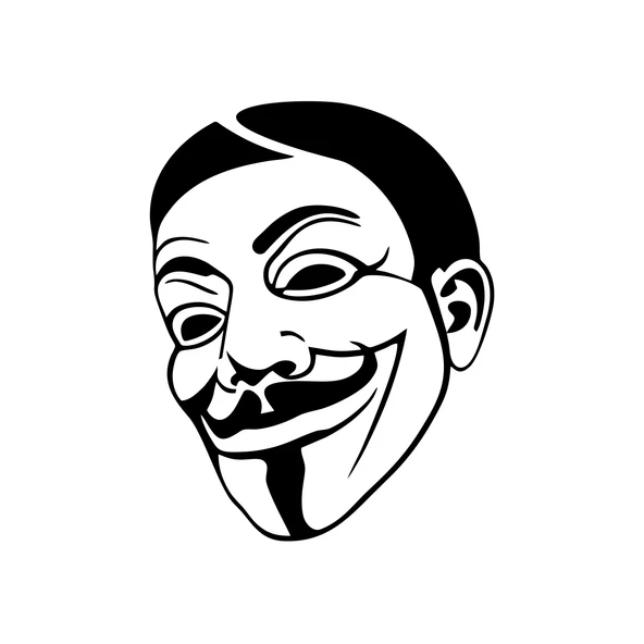 V For Vandetta Araba Stickeri 17x17 Cm Siyah ürün görseli 1