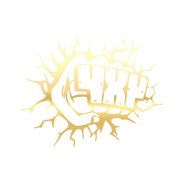 4x4 Araba Sticker 17x17 Cm Gold ürün görseli 1