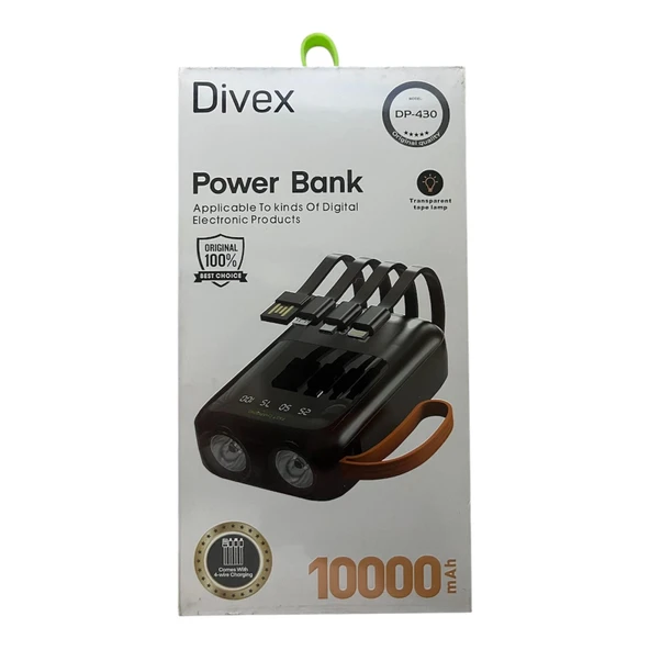 Divex DP-430 10.000 mAh Powerbank ürün görseli 1