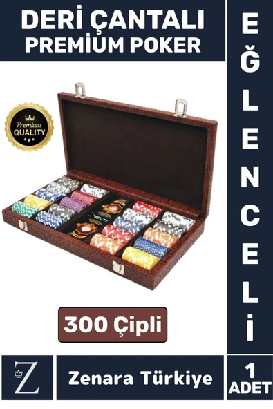 Premium Kilit Sistemli Blackjack Texas Holdem Casino Çift Desteli 300 Çipli Suni Deri Çantalı POKER ürün görseli 1