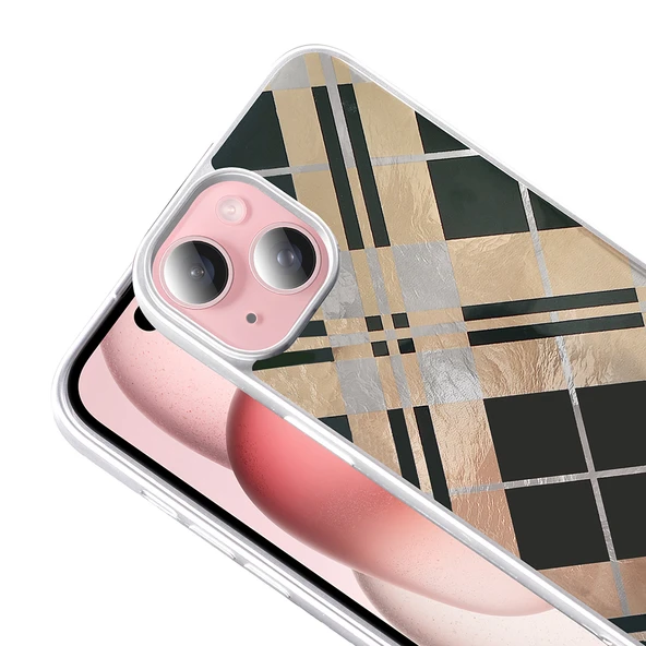 iPhone 13 Kılıf Desenli Mep Kapak - Resim 3