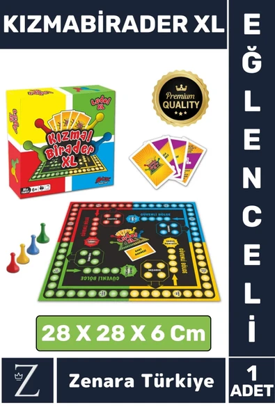 Premum Yılbaşı Eğitici Zeka Geliştirici Stratejik Nostaljik Oyun 2-4 Kişilik XL KIZMABİRADER ürün görseli 1