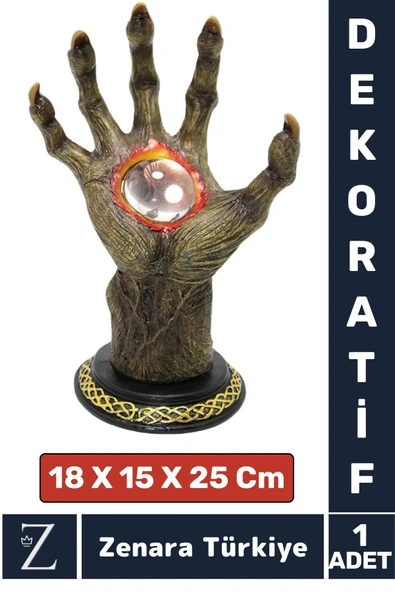 Premium Yüksek Kaliteli Çok Şık Dekoratif Hediyelik Özel Gün Biblo Koleksiyon POLYESTER EL FİGÜR ürün görseli 1